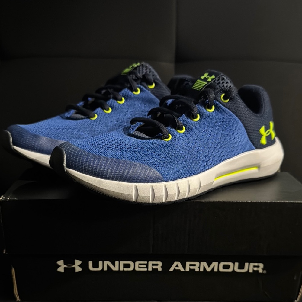 Under Armour Kids Blue Athletic Shoes